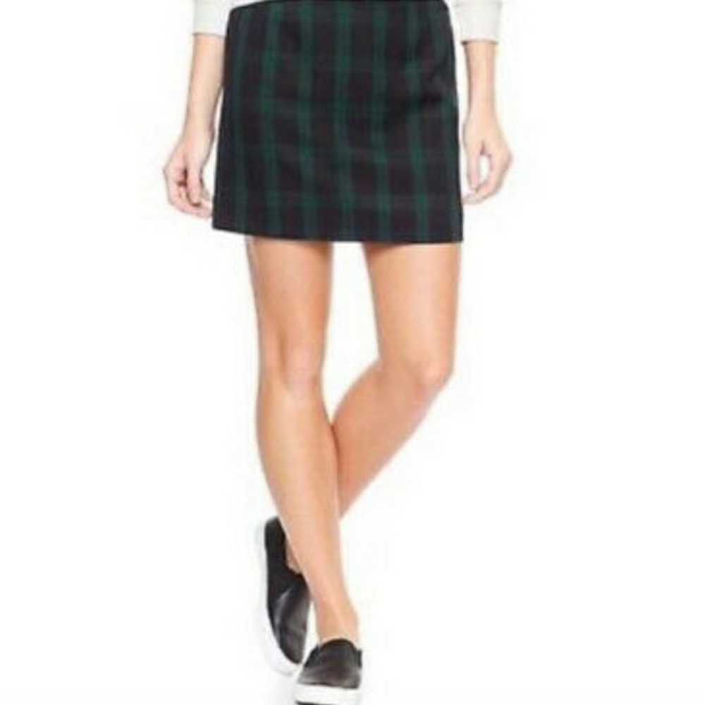 GAP Plaid Mini Skirt